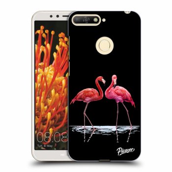 Obal pro Huawei Y6 Prime 2018 - Flamingos couple