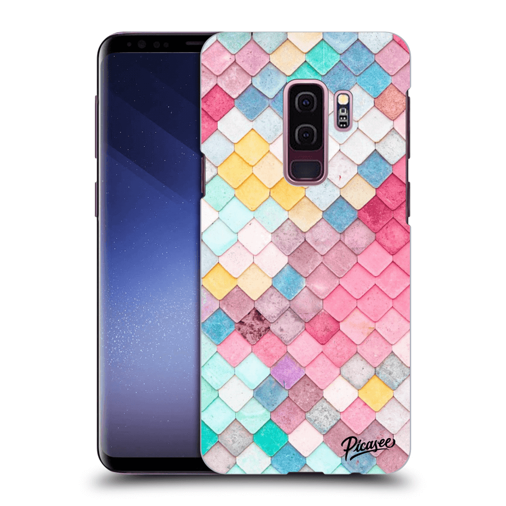 Picasee silikonový průhledný obal pro Samsung Galaxy S9 Plus G965F - Colorful roof