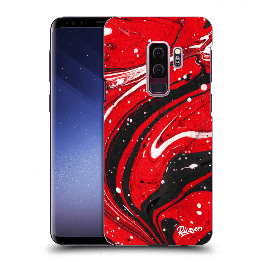 Picasee silikonový černý obal pro Samsung Galaxy S9 Plus G965F - Red black