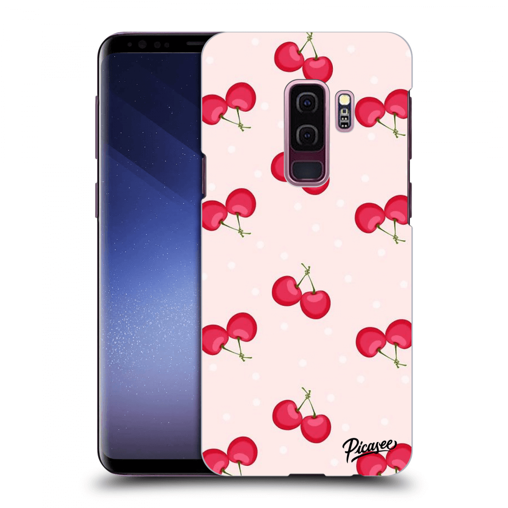Picasee silikonový průhledný obal pro Samsung Galaxy S9 Plus G965F - Cherries