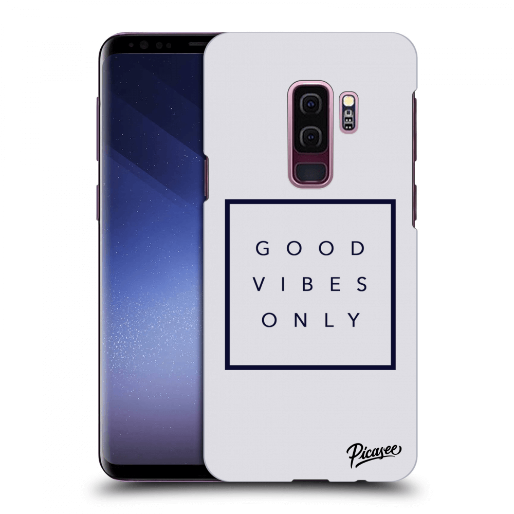 Picasee silikonový černý obal pro Samsung Galaxy S9 Plus G965F - Good vibes only