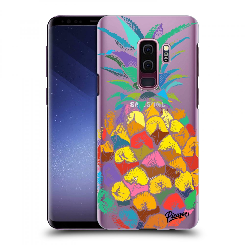 Picasee silikonový průhledný obal pro Samsung Galaxy S9 Plus G965F - Pineapple