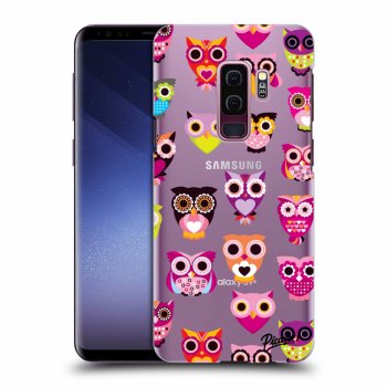 Picasee silikonový průhledný obal pro Samsung Galaxy S9 Plus G965F - Owls