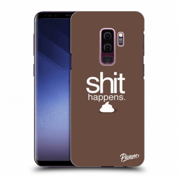 Picasee silikonový průhledný obal pro Samsung Galaxy S9 Plus G965F - Shit happens