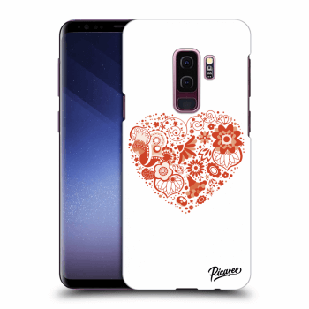 Picasee silikonový průhledný obal pro Samsung Galaxy S9 Plus G965F - Big heart