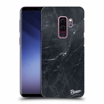 Picasee silikonový průhledný obal pro Samsung Galaxy S9 Plus G965F - Black marble
