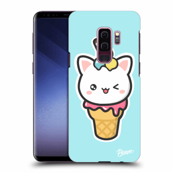 Picasee silikonový černý obal pro Samsung Galaxy S9 Plus G965F - Ice Cream Cat