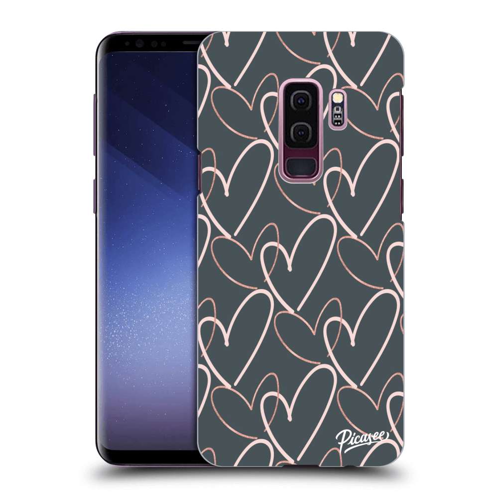 Picasee silikonový černý obal pro Samsung Galaxy S9 Plus G965F - Lots of love