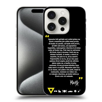 Obal pro Apple iPhone 16 Pro - Kazma - BUĎTE TROCHU YESMANI