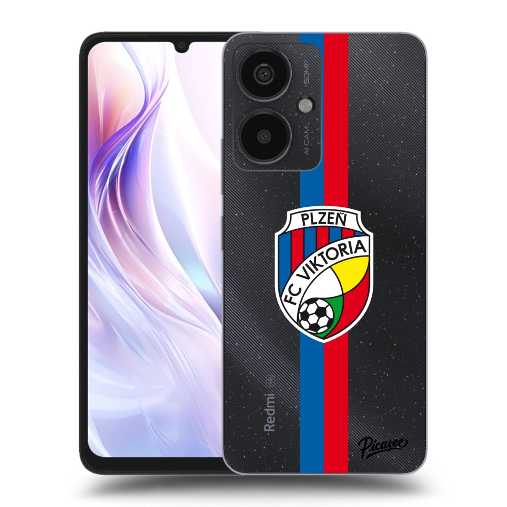 Picasee silikonový průhledný obal pro Xiaomi Redmi 13C 5G - FC Viktoria Plzeň H