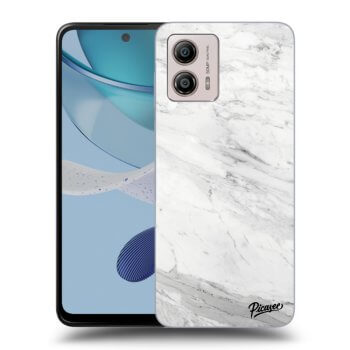 Obal pro Motorola Moto G53 5G - White marble