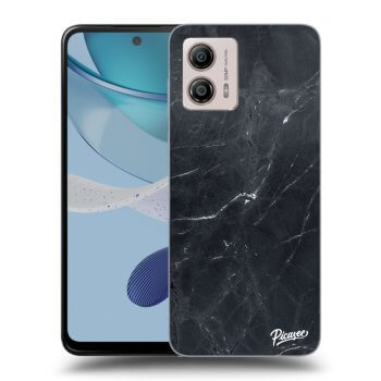 Obal pro Motorola Moto G53 5G - Black marble