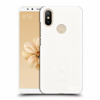 Picasee silikonový mléčný obal pro Xiaomi Mi A2 - Sensual girl White