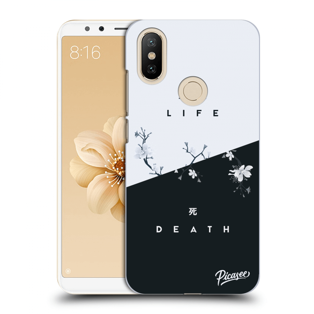 Picasee silikonový průhledný obal pro Xiaomi Mi A2 - Life - Death