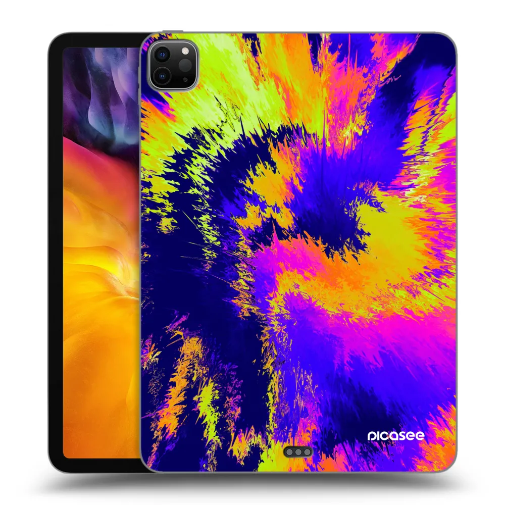 Picasee silikonový černý obal pro Apple iPad Pro 11" 2024 (7.gen.) - Burn