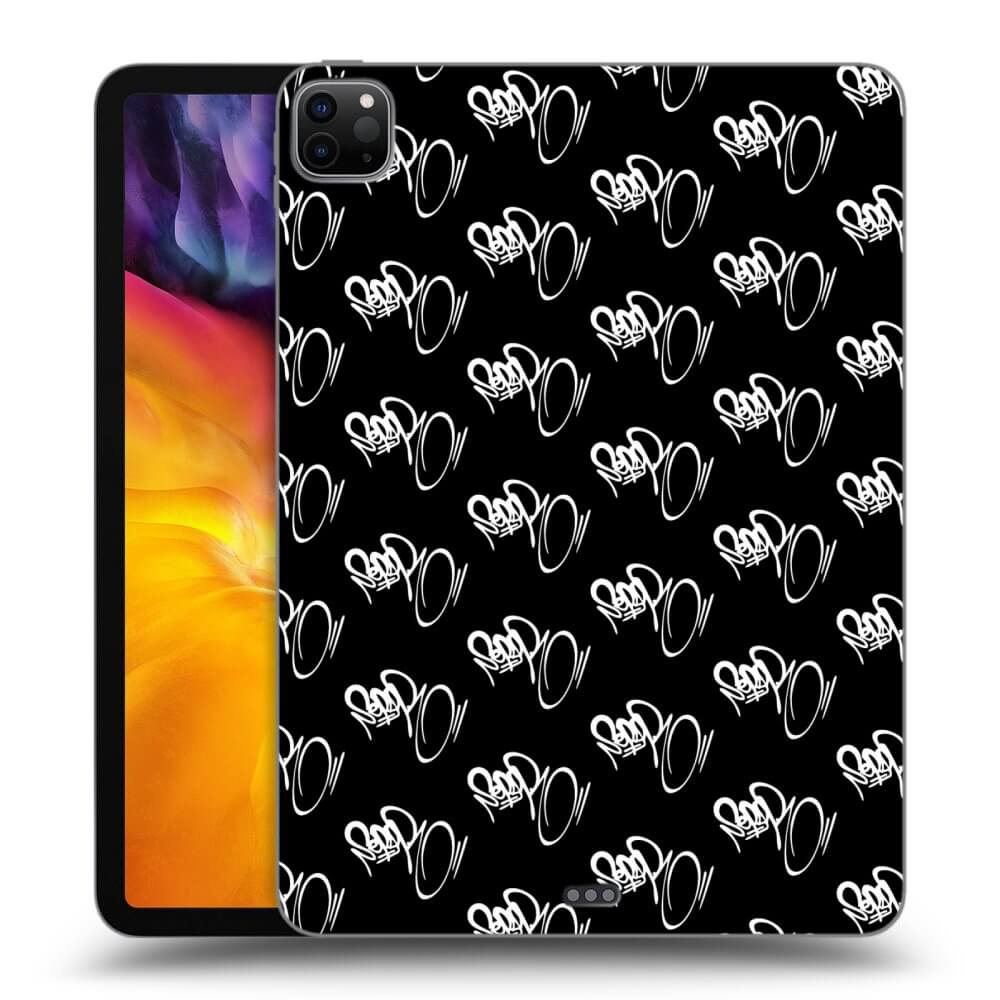 Picasee silikonový černý obal pro Apple iPad Pro 11" 2024 (7.gen.) - Separ - White On Black