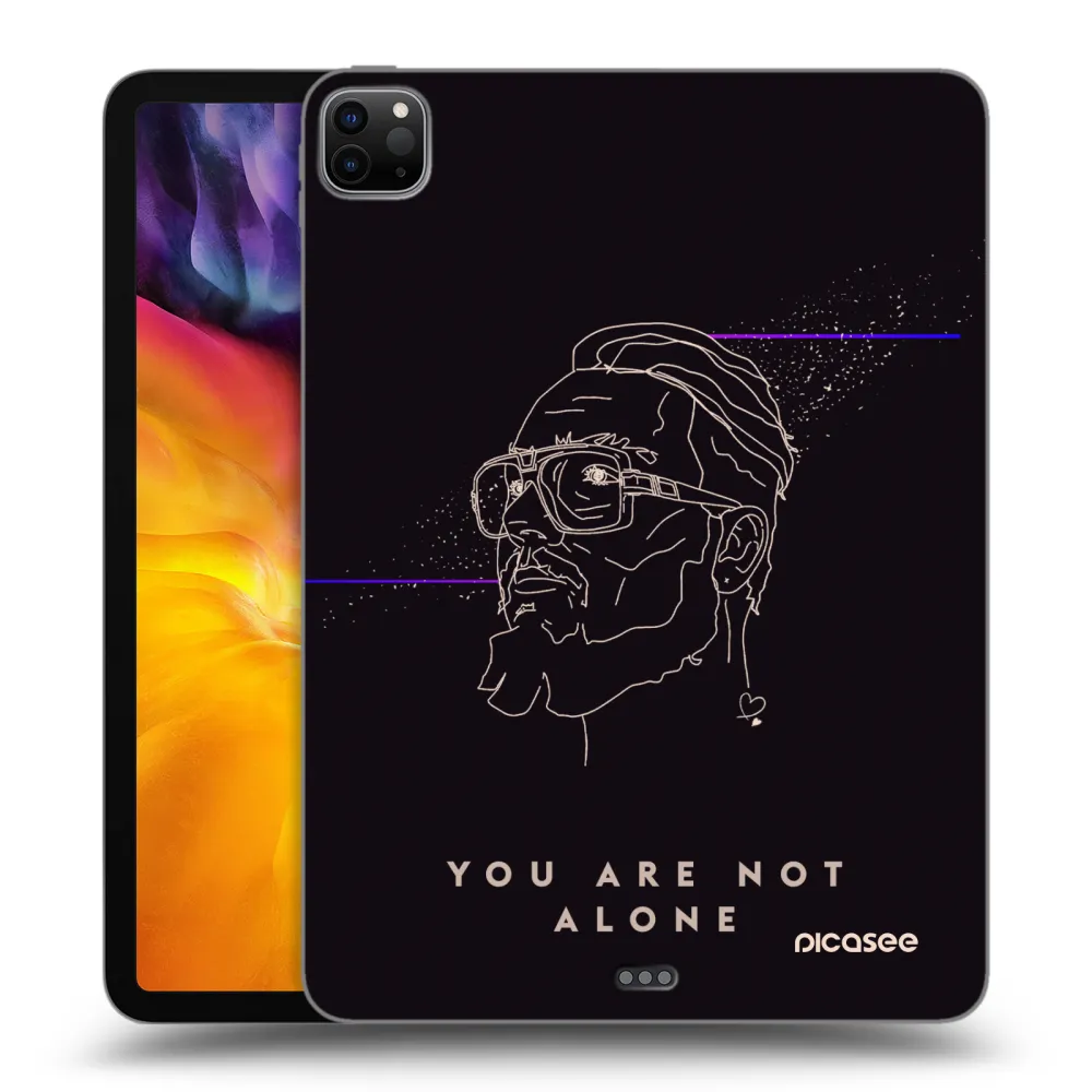 Picasee silikonový černý obal pro Apple iPad Pro 11" 2024 (7.gen.) - You are not alone