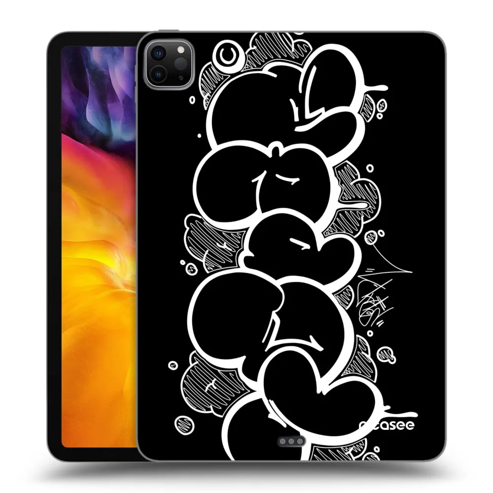 Picasee silikonový černý obal pro Apple iPad Pro 11" 2024 (7.gen.) - Throw UP