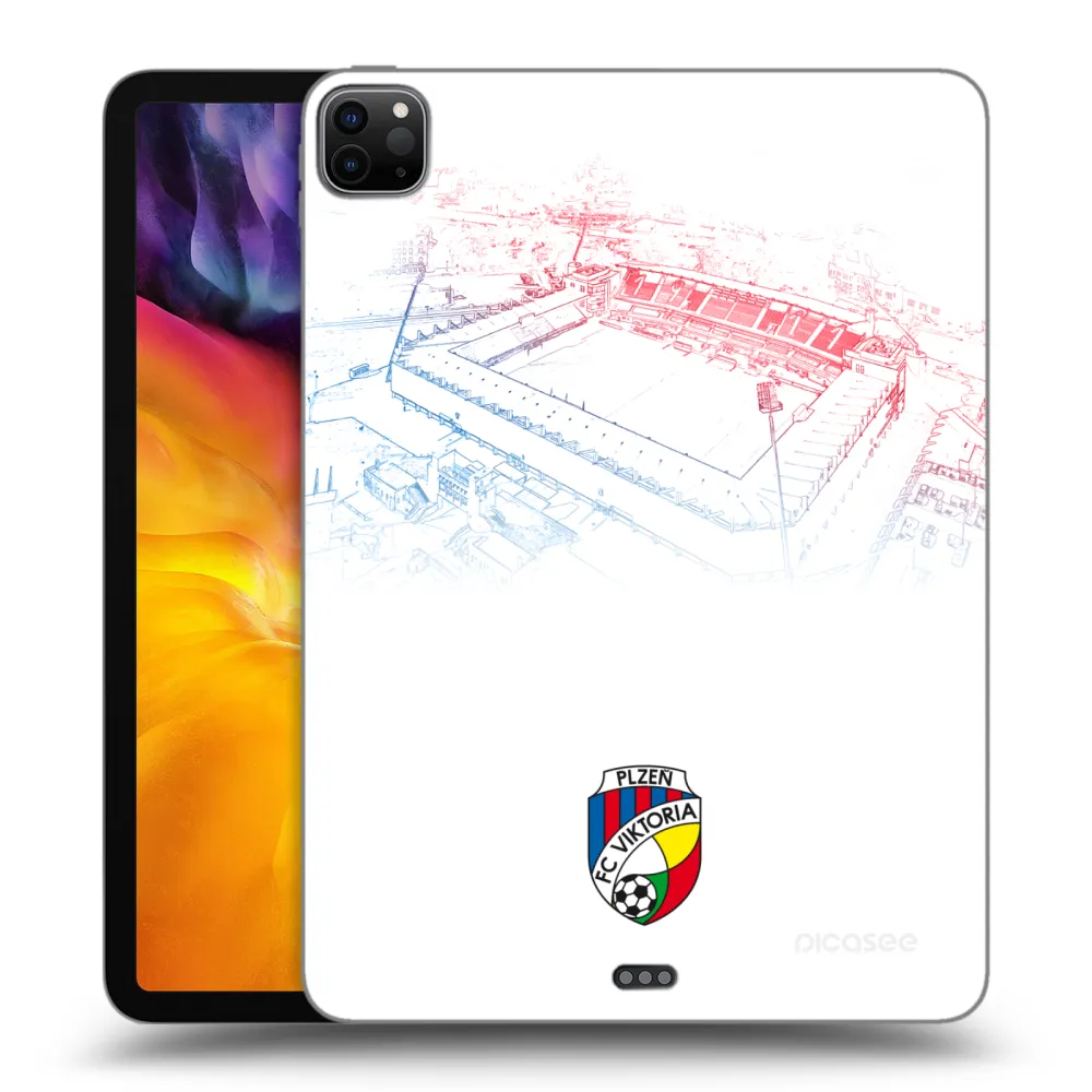 Picasee silikonový černý obal pro Apple iPad Pro 11" 2024 (7.gen.) - FC Viktoria Plzeň C