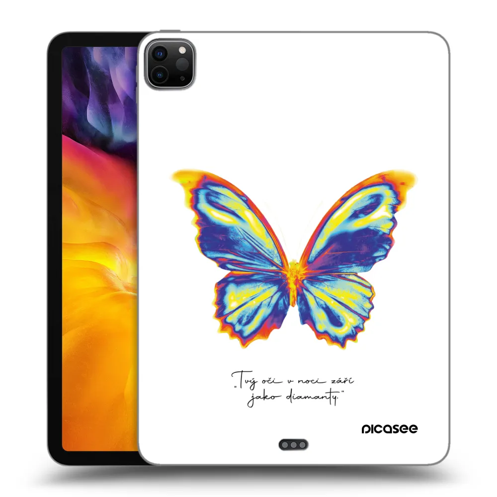 Picasee silikonový černý obal pro Apple iPad Pro 11" 2024 (7.gen.) - Diamanty White
