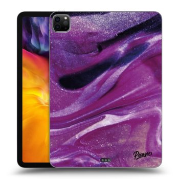 Obal pro Apple iPad Pro 11" 2024 (7.gen.) - Purple glitter