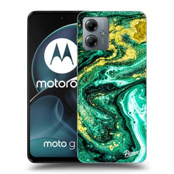 Obal pro Motorola Moto G14 - Green Gold