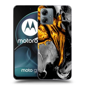 Obal pro Motorola Moto G14 - Black Gold