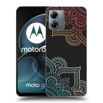 Obal pro Motorola Moto G14 - Květinový vzor