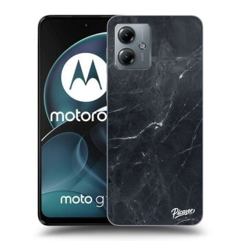 Obal pro Motorola Moto G14 - Black marble