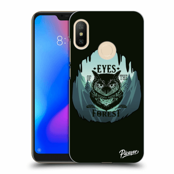 Picasee silikonový černý obal pro Xiaomi Mi A2 Lite - Forest owl