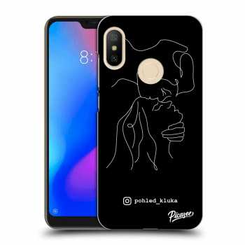 Picasee silikonový černý obal pro Xiaomi Mi A2 Lite - Forehead kiss White
