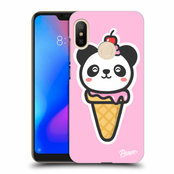 Picasee silikonový černý obal pro Xiaomi Mi A2 Lite - Ice Cream Panda