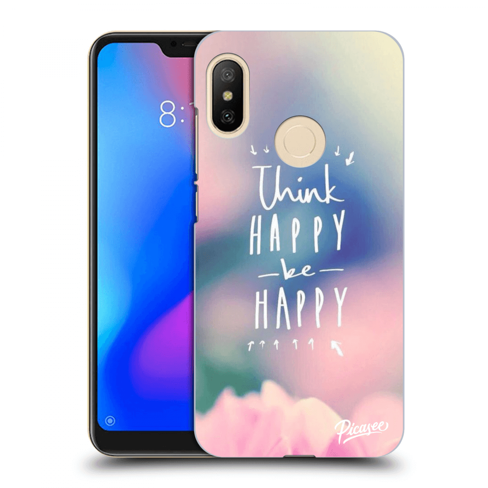 Picasee silikonový mléčný obal pro Xiaomi Mi A2 Lite - Think happy be happy