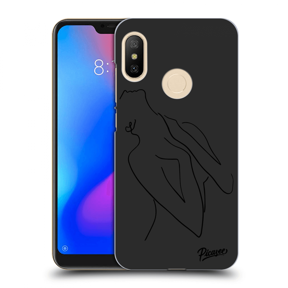 Picasee silikonový černý obal pro Xiaomi Mi A2 Lite - Sensual girl