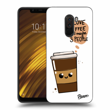 Picasee silikonový mléčný obal pro Xiaomi Pocophone F1 - Cute coffee