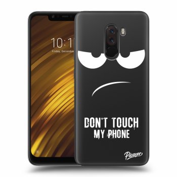 Picasee silikonový průhledný obal pro Xiaomi Pocophone F1 - Don't Touch My Phone