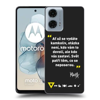 Obal pro Motorola Moto G24 - Kazma - SVĚT PATŘÍ TĚM, CO SE NEPOSEROU
