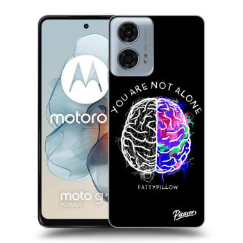 Obal pro Motorola Moto G24 - Brain - White