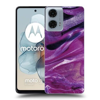Obal pro Motorola Moto G24 - Purple glitter