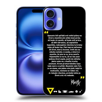 Obal pro Apple iPhone 16 Plus - Kazma - BUĎTE TROCHU YESMANI