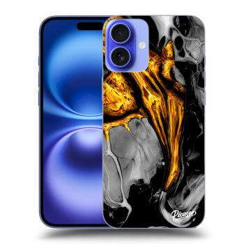 Obal pro Apple iPhone 16 Plus - Black Gold