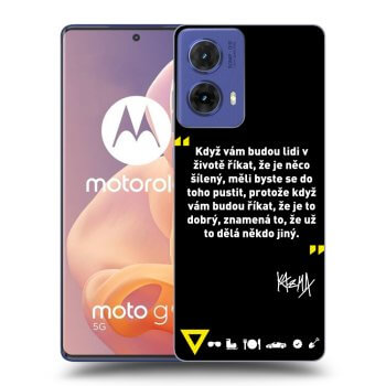 Obal pro Motorola Moto G85 - Kazma - MĚLI BYSTE SE DO TOHO PUSTIT