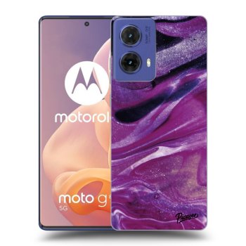 Obal pro Motorola Moto G85 - Purple glitter