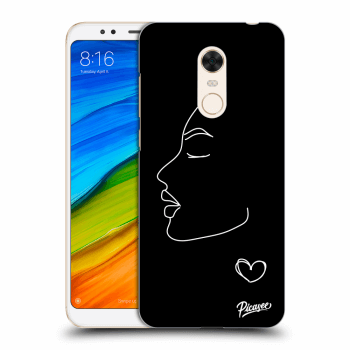 Picasee silikonový černý obal pro Xiaomi Redmi 5 Plus Global - Couple girl White