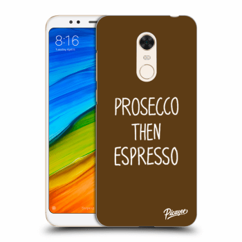 Picasee silikonový černý obal pro Xiaomi Redmi 5 Plus Global - Prosecco then espresso