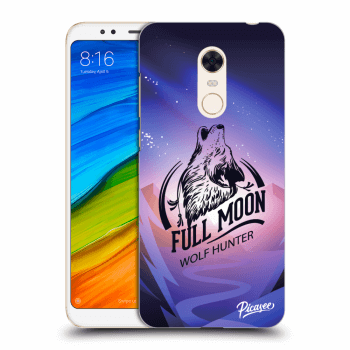 Picasee silikonový průhledný obal pro Xiaomi Redmi 5 Plus Global - Wolf