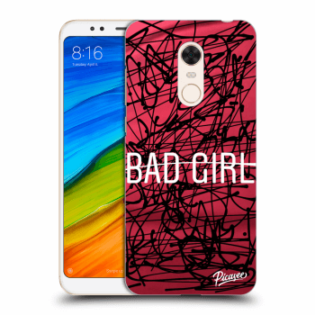 Picasee silikonový černý obal pro Xiaomi Redmi 5 Plus Global - Bad girl