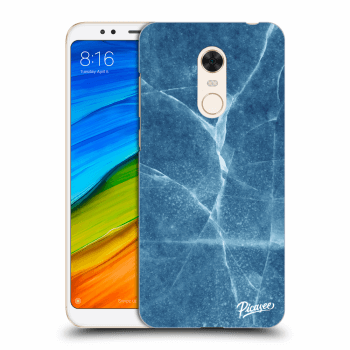 Picasee silikonový černý obal pro Xiaomi Redmi 5 Plus Global - Blue marble
