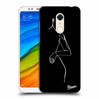 Picasee silikonový černý obal pro Xiaomi Redmi 5 Plus Global - Simple body White