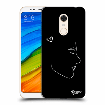 Picasee silikonový černý obal pro Xiaomi Redmi 5 Plus Global - Couple boy White